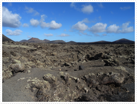 A Lava Field on Lanzarote